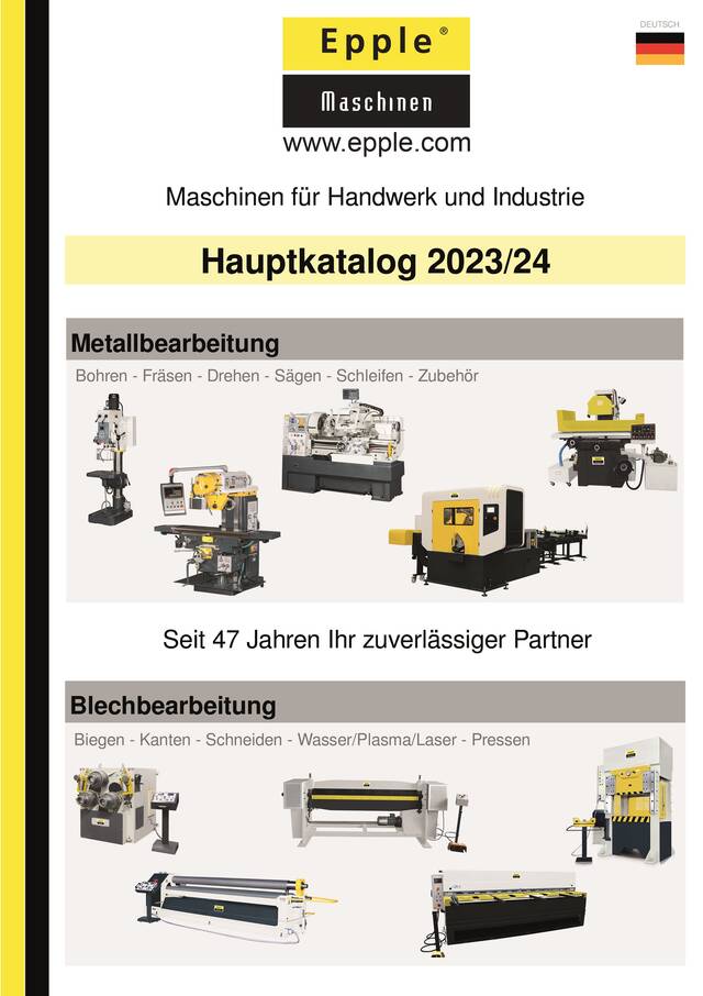 Epple Maschinen Hauptkatalog 2023/24
